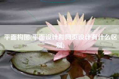 平面构图(平面设计和网页设计有什么区别)