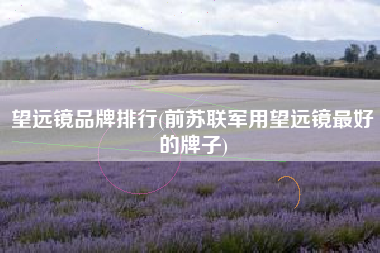 望远镜品牌排行(前苏联军用望远镜最好的牌子)