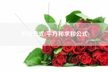 求和公式(平方和求和公式)