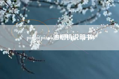 piano(piano油烟机说明书)
