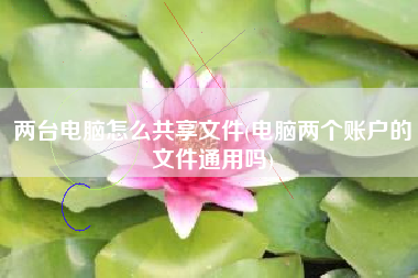 两台电脑怎么共享文件(电脑两个账户的文件通用吗)