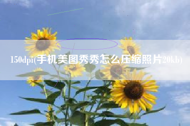 150dpi(手机美图秀秀怎么压缩照片20kb)