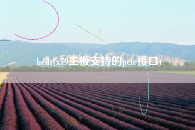 hedt(x79主板支持的pcie接口)