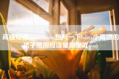 高腰短裙(emmmmm想问一下lolita小高腰的裙子腰围应该量哪里吖ovo)