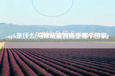 aph是什么(马修威廉姆斯是哪个国家)