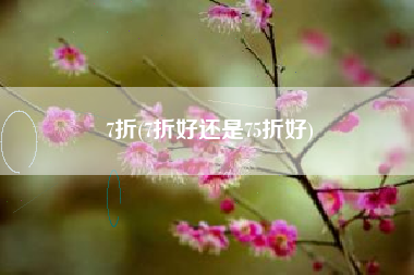 7折(7折好还是75折好)