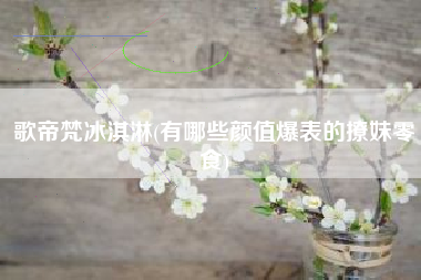歌帝梵冰淇淋(有哪些颜值爆表的撩妹零食)