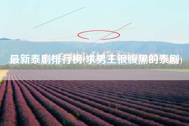 最新泰剧排行榜(求男主很腹黑的泰剧)