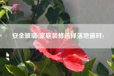 安全玻璃(家庭装修选择落地窗时)
