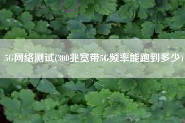 5G网络测试(300兆宽带5G频率能跑到多少)