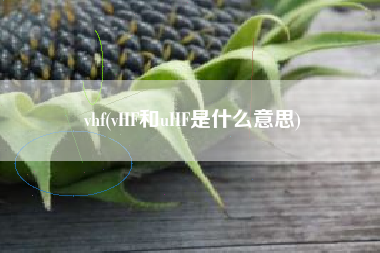 详细阅读:vhf(vHF和uHF是什么意思) vhf(vHF和uHF是什么意思)