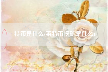 特币是什么(莱特币挖矿是什么)