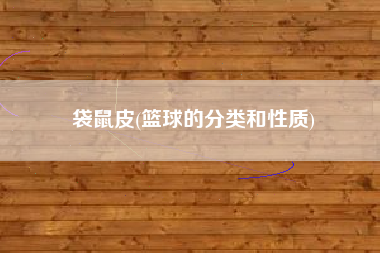 袋鼠皮(篮球的分类和性质)