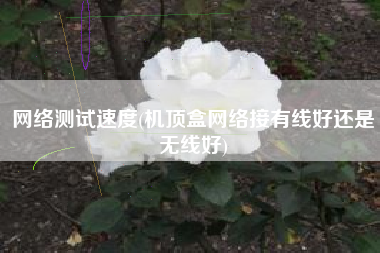 网络测试速度(机顶盒网络接有线好还是无线好)
