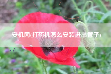 安机网(打药机怎么安装进出管子)
