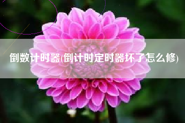 倒数计时器(倒计时定时器坏了怎么修)