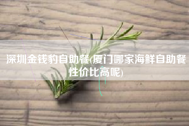 深圳金钱豹自助餐(厦门哪家海鲜自助餐性价比高呢)