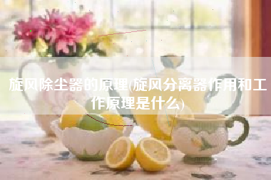 旋风除尘器的原理(旋风分离器作用和工作原理是什么)