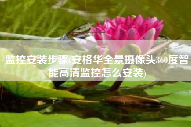 监控安装步骤(安格华全景摄像头360度智能高清监控怎么安装)
