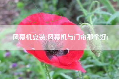 风幕机安装(风幕机与门帘那个好)
