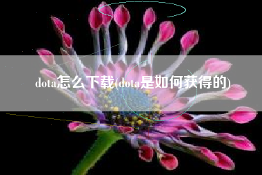 dota怎么下载(dota是如何获得的)