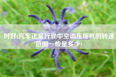 时好(汽车正常行驶中空调压缩机的转速范围一般是多少)