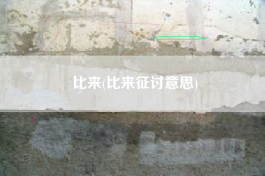 比来(比来征讨意思)