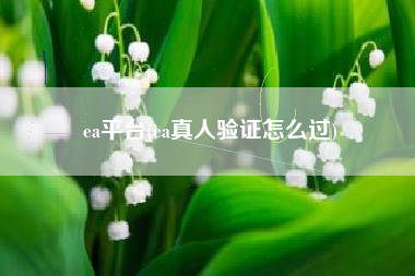 详细阅读:ea平台(ea真人验证怎么过) ea平台(ea真人验证怎么过)