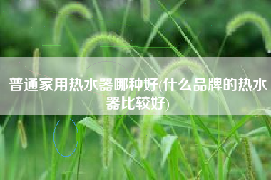 普通家用热水器哪种好(什么品牌的热水器比较好)