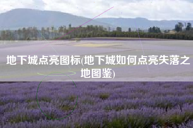 地下城点亮图标(地下城如何点亮失落之地图鉴)