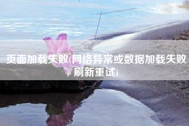 页面加载失败(网络异常或数据加载失败刷新重试)