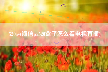 520av(海信px520盒子怎么看电视直播)