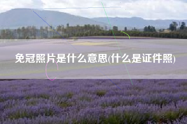 详细阅读:免冠照片是什么意思(什么是证件照) 免冠照片是什么意思(什么是证件照)