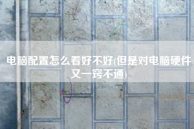 电脑配置怎么看好不好(但是对电脑硬件又一窍不通)