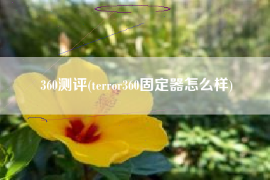360测评(terror360固定器怎么样)
