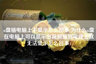u盘插电脑上不显示怎么回事(为什么u盘在电脑上可以显示出视频插到电视上就无法显示怎么回事)