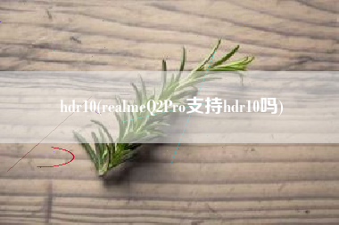 hdr10(realmeQ2Pro支持hdr10吗)