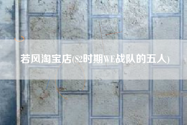 若风淘宝店(S2时期WE战队的五人)