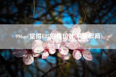 996av(觉得F35的性价比不是很高)