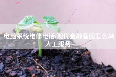 电脑系统维修电话(现代金融客服怎么转人工服务)