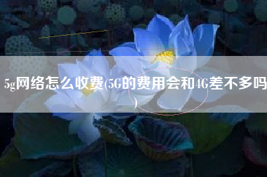 5g网络怎么收费(5G的费用会和4G差不多吗)