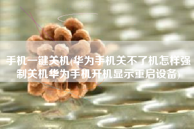 手机一键关机(华为手机关不了机怎样强制关机华为手机开机显示重启设备)