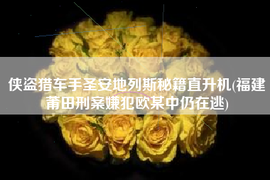 侠盗猎车手圣安地列斯秘籍直升机(福建莆田刑案嫌犯欧某中仍在逃)