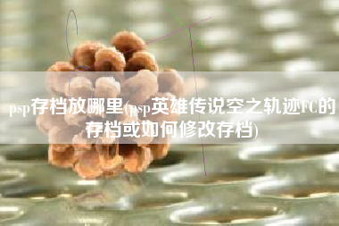 psp存档放哪里(psp英雄传说空之轨迹FC的存档或如何修改存档)