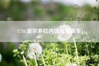 l718(波尔多红内饰有哪些车)