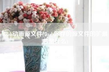flash动画源文件(flash保存的源文件的扩展名是什么)