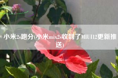 小米2s跑分(小米mix2s收到了MIUI12更新推送)