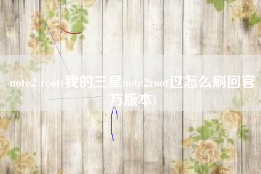 note2 root(我的三星note2root过怎么刷回官方版本)