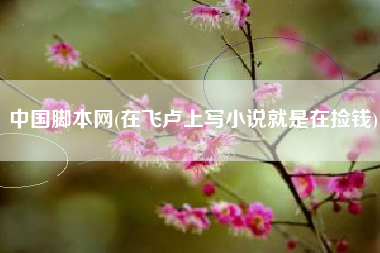 中国脚本网(在飞卢上写小说就是在捡钱)