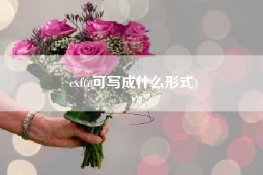 cxf(c可写成什么形式)